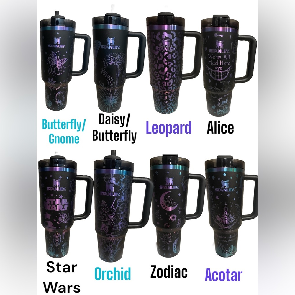 Stanley 30 oz Chroma laser engraved tumblers choose design authentic